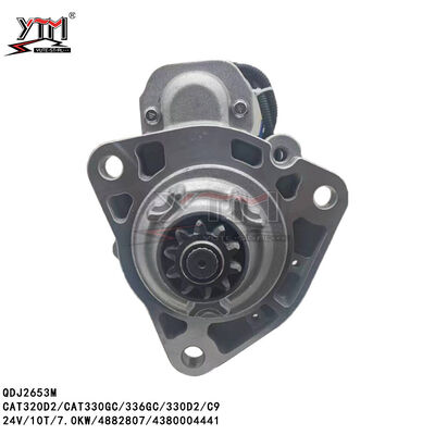 QDJ2653M 24V 10T 7,0KW CAT320D2 CAT330GC 336GC 330D2 C9 ANLASSER 4882807 4380004441 STN5861ML STN5861SK 438000-4441