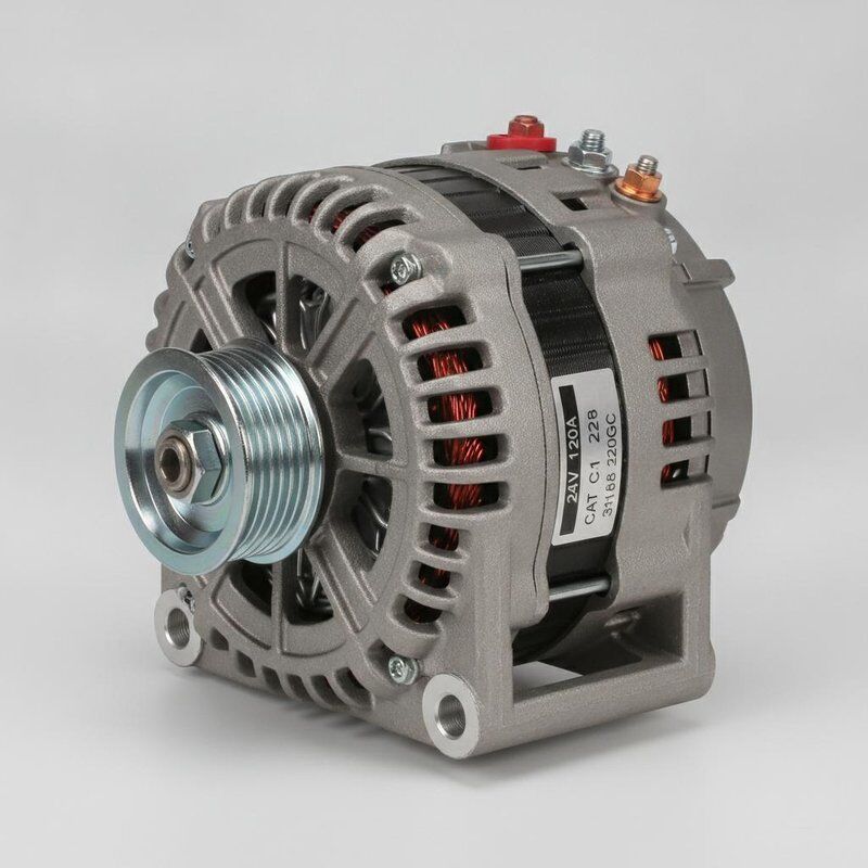 24V 120A 8PK Alternator BO257 20R0957 8600467 0124655120 366-2756 ALB5425  for CAT C7.1 318 320GC